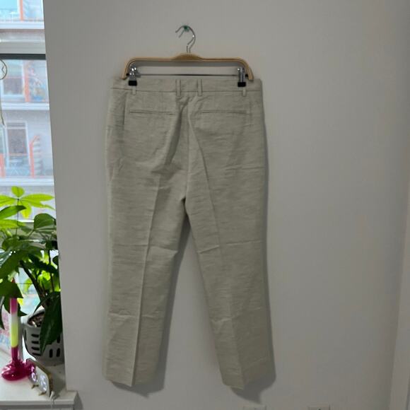 Gap Gray Tailored Crop Khaki Pants Size 10 - Picture 4 of 4